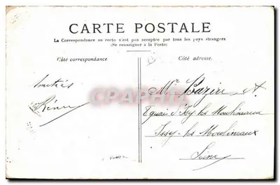 Parigi — L'Arco delle Tuileries — Editore: Martin, n° 757 — Verso