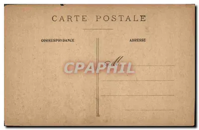 Paryż — Arc de Triomphe Tuileries — Stara pocztówka — Rewers