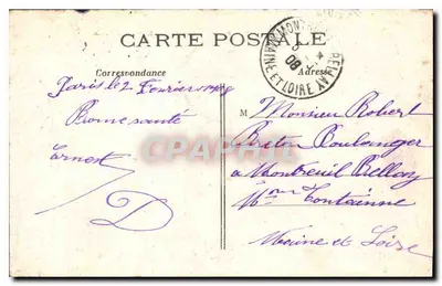 Parijs — La Rue de Rivoli — C.M. n°8 — Achterkant