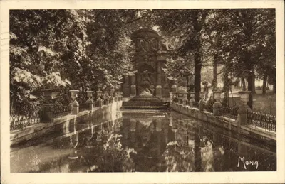 Fontaine Médicis — Jardin du Luxembourg — Wydawnictwo Sztuki MORA, Paryż