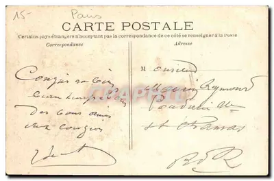 Paryż — Pałac Senatu — C.M. n°283 — Rewers