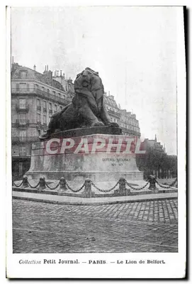 Paryż — Le Lion de Belfort — Kolekcja Petit Journal