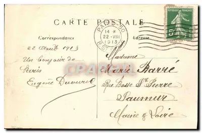 París (6º arrondissement) — La Avenue de l'Observatoire — editor desconocido, n° 427 — Reverso