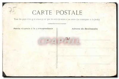 Arc de Triomphe — Paryż — obraz Léona Cate, 1902 — Rewers