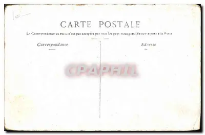 Paryż — Plac Carrousel i statua Gambetta — Michelin & Cie — Rewers