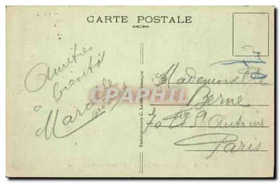 Besançon-les-Bains — Promenade Chamars — Uitgever C. Lardé, n°32 — Achterkant