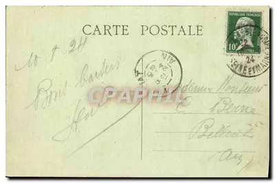 Paleis van FONTAINEBLEAU — Het slaapkamertje van Napoleon I — Achterkant