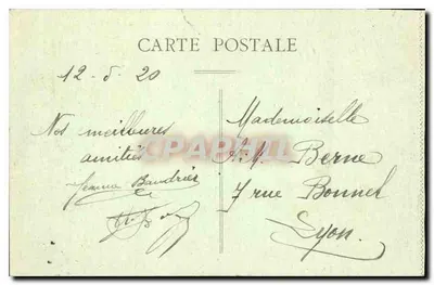 Nice — Pomnik Stoletniej Wieczności i Ogrody Alberta I — A. Gorguin, wydawca — Rewers