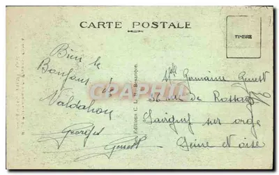La Cascata — Luoghi Pittoreschi della Franche-Comté — 502 — Edizioni C. L. Besartion — Verso