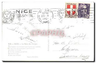 Nice — A Baía dos Anjos — Éditions Les Ibis — Verso