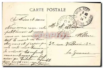 Saint-Maur-Crétel — Em pleno Pescado — F.P. Paris — Verso