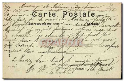 Parigi — L'Hotel de Ville — Editore: M. P. Tardelle — Verso