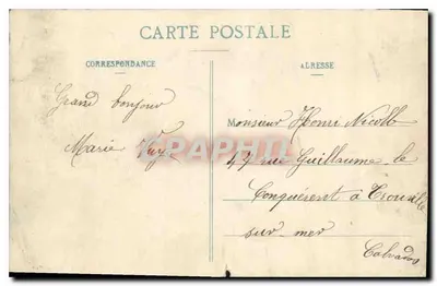 Thouars — Młyn Le Vicomte — Danno-Berry Loudun - 95 — Rewers