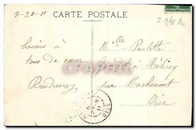Lourdes — Moinho onde nasceu Bernadette Soubirous — Éditions Lourdes — Verso
