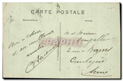Tours (Loire-et-Loire) — O Grande Ponte de Pedra — A.P. — Verso