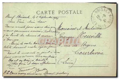 Colmar — Katedra św. Martyna — wydawca nieznany, nr 8 — Rewers