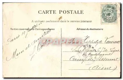 Paryż — Le Parc Monceau. Le Pont. — G. C. A., Paryż, n° 821 — Rewers