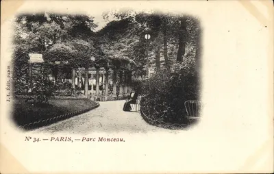 PARIS — Park Monceau — J.L. Wyd. Paris, N° 34