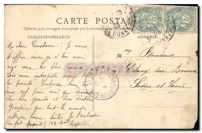 Paryż — Bulwar Italianów — E.R. Paryż, nr 38 — Rewers