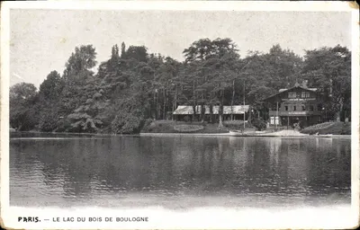 Paris — Le Lac du Bois de Boulogne — Éditeur non identifié
