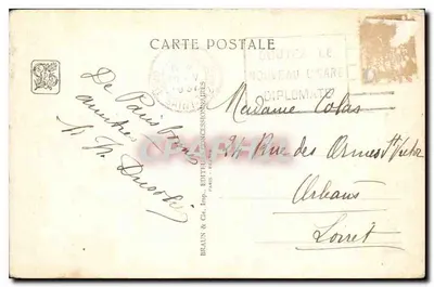 Internationale Kolonialausstellung — Paris 1931 — Palais de l'A.O.F. — Die Portiken der einheimischen Händler — G. Olivier et J. G. Lambert, Archs. — Rückseite