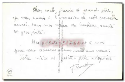 Arranjo de rosas e estribos — editor Guy, Paris — Verso