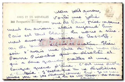 Parigi e le sue meraviglie — Prospettiva dei sette ponti — Guy — Verso