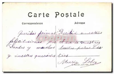 Joana d'Arc ouve suas vozes — Lenepevu — G. M. n° 217 — Verso