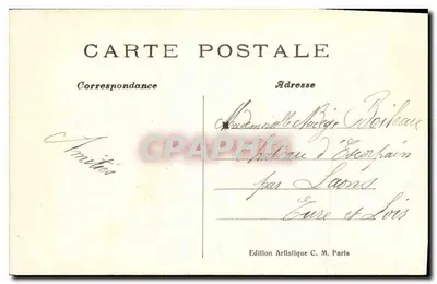 A Menina do Barqueiro — Museu do Luxemburgo — C.M. n°7 — Verso