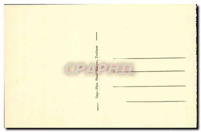 Roc-Amadour — O Pátio e a Capela miraculense — Éd. do P. Bénage — Verso
