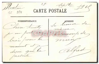 Menton — Allée des Palmiers — LL Selecta, n°57 — Verso