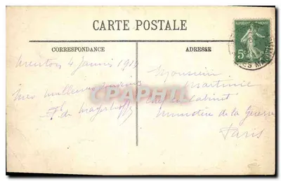 Zatoka Garavan widziana z tarasów wille — LL — Rewers