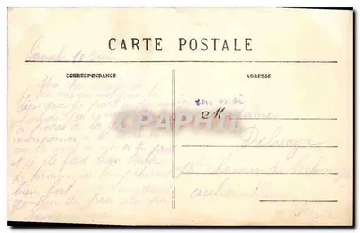 Zamek des VAUX (E.-et-L.) — Front główna — Wyd. Jules Repouil — Rewers