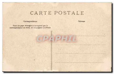 Chantilly — O Castelo — editor Chabas — Verso