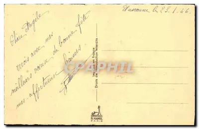 रूज़ के बूकेट एक बैग में — अच्छा त्योहार — R. HAMEL PARIS — पीछे