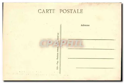 A Bela Vale do Tio — Les Ruats — Estrada de Pontaubert — Editor: Lib. Pap. Pothia frères, Avallon — Verso