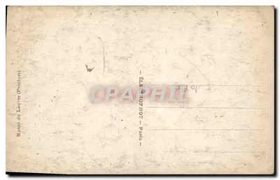 Muzeum Louwra — Czytanie — J.B. Hilaire — n°107 — Rewers