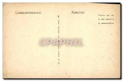 Statua 'Zaproszenie' — Gaston Deblaize — wydawca C. Daboussin — Rewers