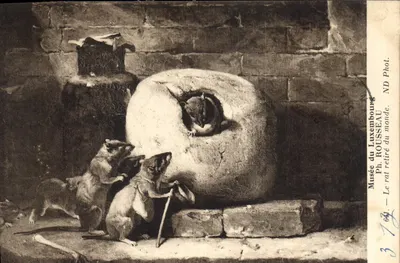 O rato retirado do mundo — Museu do Luxembourg — Ph. ROUSSEAU