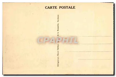 Bordeaux — Romeinse ruïne van het Paleis Gallien — M.D. — Achterkant