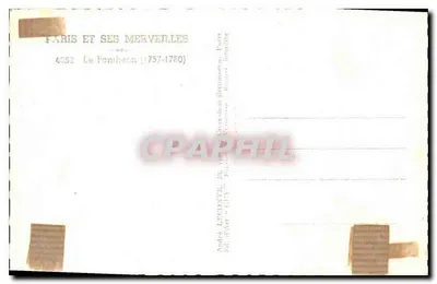 Le Panthéon — Paris — André LECONTE, n° 4352 — Rewers