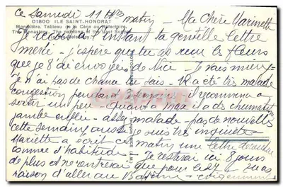 Ostatnie Wieczerze — Klasztor Czynności w Refektorium — OIBOO ILE SAINT-HONORAT — Rewers