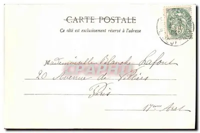 Chaudesaigues - Rocher de Gibraltar — Librairie J. Pradenc, n°411-1904 — Rewers