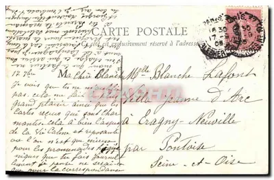 Meaux — Plac św. Etienne — Katedra — Fotografie A. Ramez - Zbiór R. F. - n° 587 — Rewers