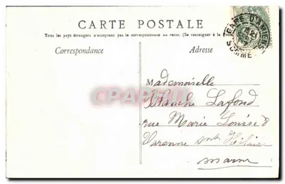 Amiens - Katedra. Strona z ławkami — L. Caron, fot.-wyd. Amiens, n° 174 — Rewers