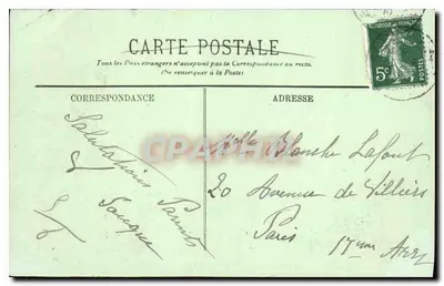 Le Tréport — Wnętrze katedry — LL, nr 305 — Rewers