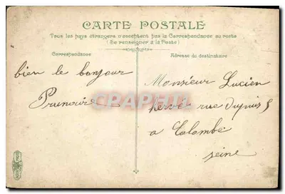 Dieppe - Port lotniczy i port przemysłowy — wydawca '2204' — Rewers