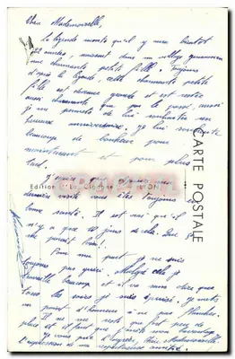 Horseshoe e ciclamenos — Jeteureux Anniversaire — Edição 'La Cigogne' Lyon — Verso