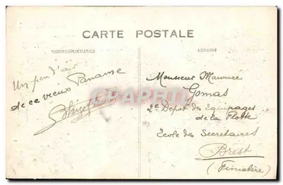 PARIS — Kwatera Conciergerie — Wydawca: Graphil, n° 4054 — Rewers