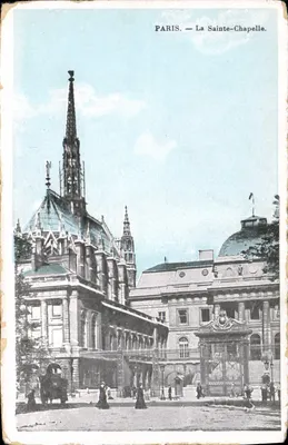 Paris — A Santa Capela — editor não visível